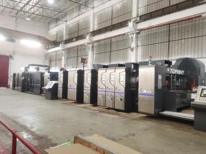 China Inline Flexo Folder Gluer 300 sheets/min Flexo Printing Slotting Die Cutting Machine on sale