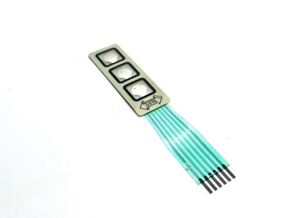 Cheap Harsh Finish Membrane Keypad Switch With Membrane Keyboard Switch For Automotive Controls for sale