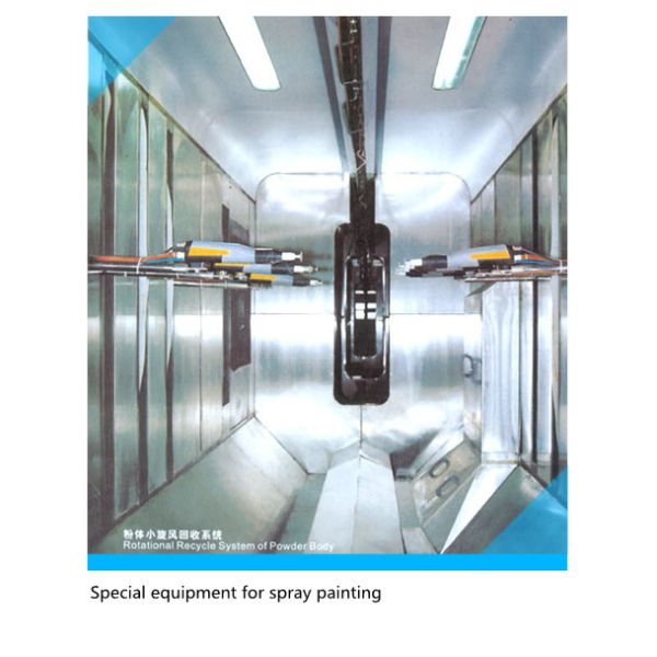 RUILIAN Spray Painting Equipments Residue Recovery System In Spray Booth 120KW