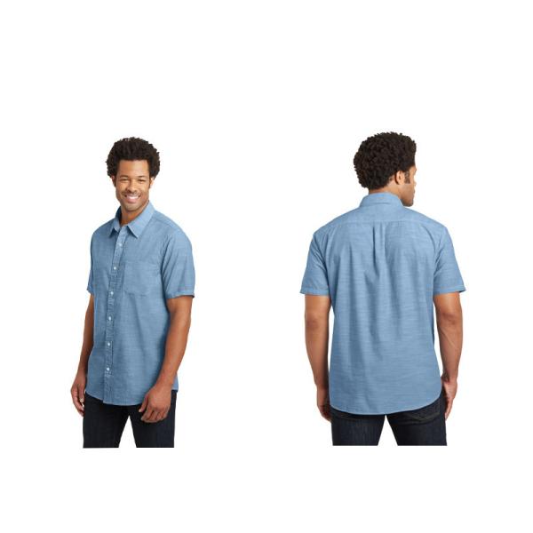 Cheap 2019 New Product Men's Shirt Button Short Sleeve for sale