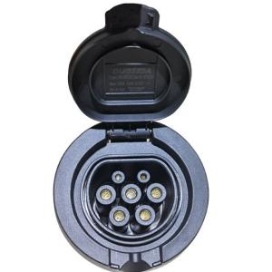 China IP55 EV Charging Socket Type 2 Female Plug 16A 32A IEC 62196-2 on sale