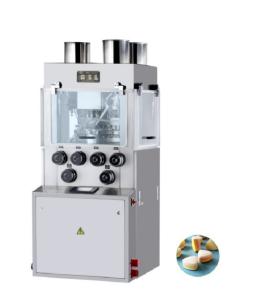 Multifunctional 3 Color Triple Layer Rotary Automatic Tablet Press Machine For Food Stuff