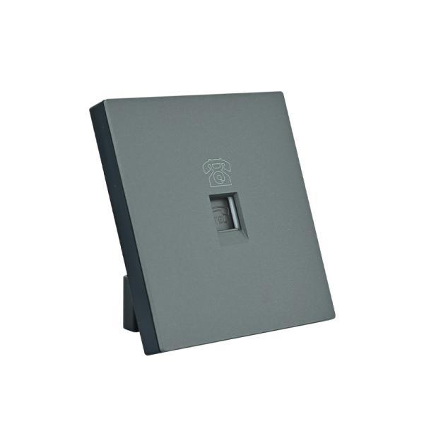 Cheap Vertical conjoined Multimedia Wall Socket , Big module Rj11 Phone Socket for sale