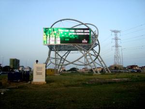 Full Color Video Led Outdoor Display Board With 1R1G1B / VGA , DVI Input Signal