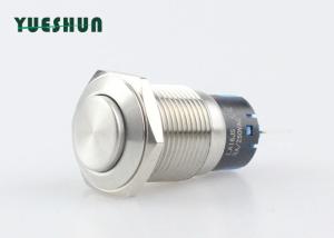 Best 16mm High Head Metal Push Button Switch , Self Locking Push Button Switch NO NC wholesale