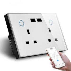 Best UK Smart WiFi Wall Socket With USB Socket Charger wholesale