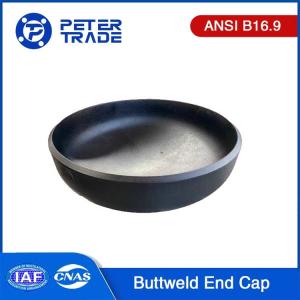China A234 WPB / WPC / WPB Carbon Steel Grooved End Pipe Fittings 1/2'' to 48'' Buttweld End Caps for Pipe and Tube on sale