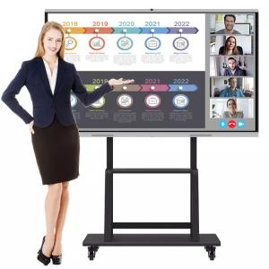 Best Multiple Functions Touch Screen Smart Interactive Whiteboard 65&quot; 4k wholesale