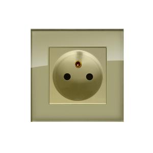 Best V3 Stainless Steel French Power Sockets 86mmx86mm European Standard Socket wholesale