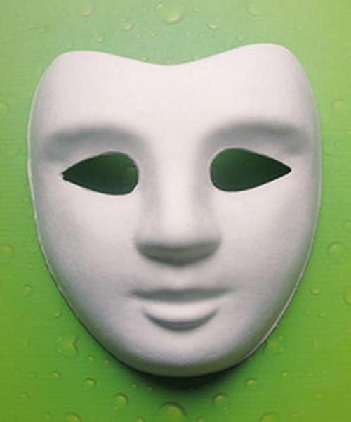 Cheap Pulp Molded Masks with  Special Eye /  Suitable in Party / Unleached for sale