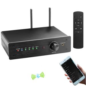 China Multi Room Audio Streamer Amplifier Hi Fi Audio Streaming Integrated 2.1 Channel Amp For Home Speakers on sale