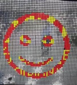 China 50mm Response Time Lcd Flip Dot Display For Video Wall Digital Clock on sale