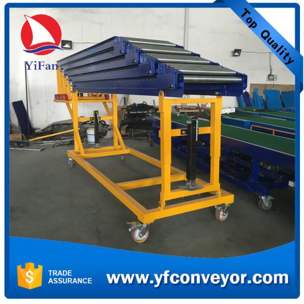 Cheap Telescopic Gravity Roller Conveyor for Unloading Containers for sale