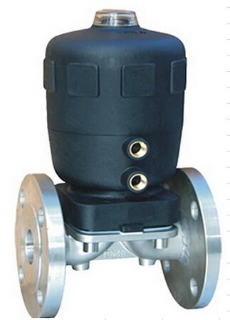Cheap Flange Connection Pneumatic Diaphragm Valve for sale