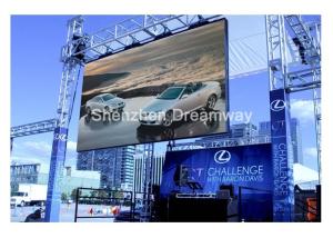 China Synchronous HDMI Outdoor LED Screen Rental / P10 LED Screen Advertising with 160×160 mm LED on sale