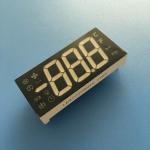 Customized Three Digit 7 Segment LED Display 47 X 22 X 9 mm Outer Dimensions