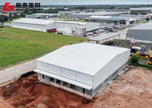 China Custom Steel Prefabricated Building Structure Lightweight Metal Frame Building Construction on sale