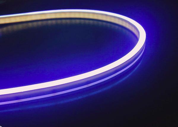 Cheap Pure Silicone 2835 SMD LED Flexible Strip Rope Lights , 6 x 12MM IP67 Waterproof for sale