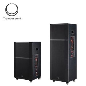 China 15 Inch Multifunction Mobile Speaker With Wheels Guitar Trolley Loudspeaker on sale