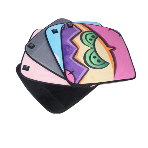 Cheap Portable Heating Car Seat Cushion , Graphene Electric Heated Seat Pad for sale