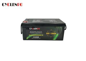 Best Deep Cycle 24v 120ah LiFePO4 RV Battery High Efficient Charging Reliable Safety wholesale