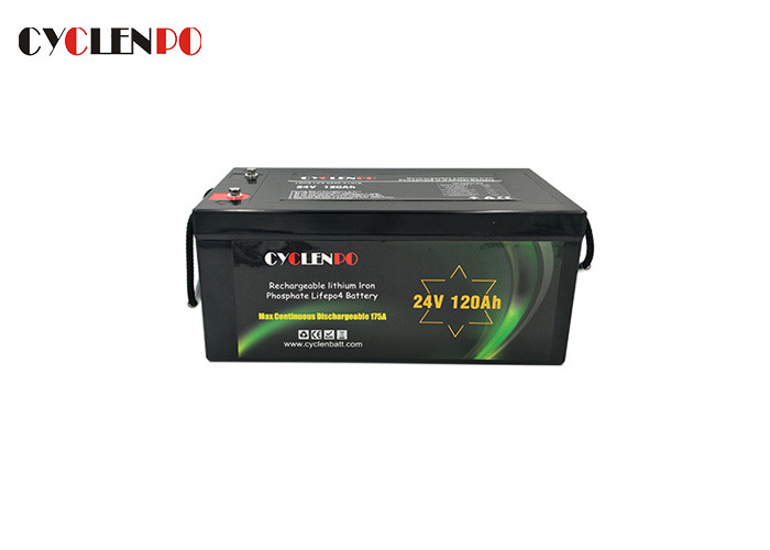 Deep Cycle 24v 120ah LiFePO4 RV Battery High Efficient Charging Reliable Safety