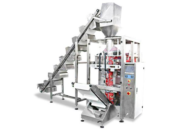 Cheap High Speed Vertical Form Fill Seal Machine With Multi Head Weigher Auger Filler for sale