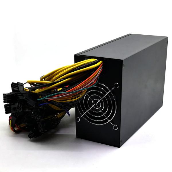 Multiplex Active PFC Desktop Power Supply Unit Double Fan For Bitcoin Mining