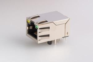 Power Over Ethernet Rj45 Jack With Magnetic Module , Rj45 Ethernet Connector