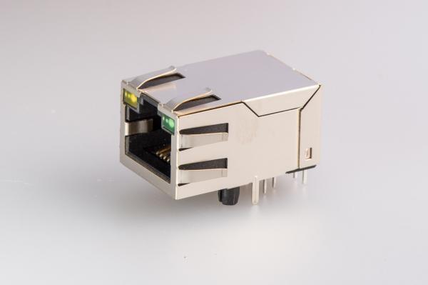Cheap Power Over Ethernet Rj45 Jack With Magnetic Module , Rj45 Ethernet Connector for sale