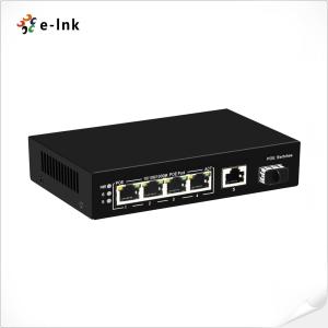 China 4 Port PoE Power Over Ethernet Gigabit Switch TP/SFP Uplink network on sale