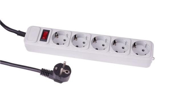 Cheap 5 Outlet Universal Power Strip With Overload Protector Suit For Most County for sale