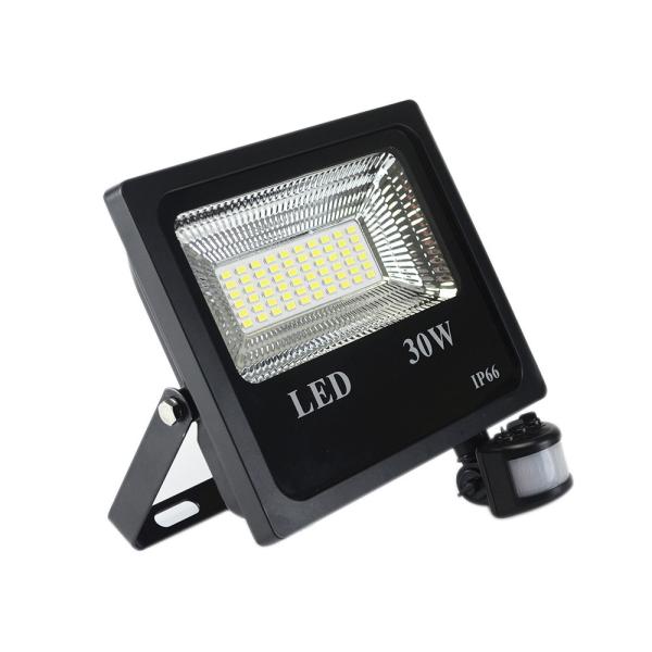 Cheap Waterproof Driver Motion Sensor Led Flood Light PIR 110lm/W 30W for sale