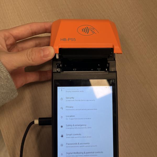 Cheap Android POS Terminal With 720*1280 IPS Screen And Wireless Connectivity for sale