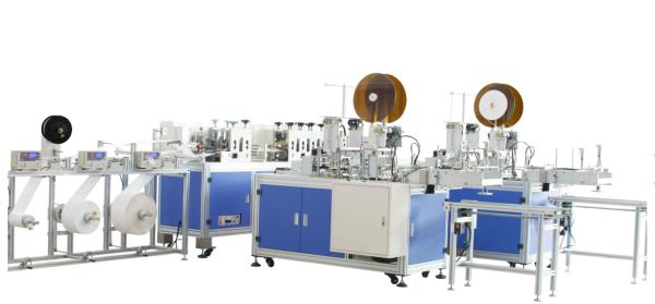 Cheap Full Automatic Aluminum Surface Mask Machines With Outer Ear Band for sale