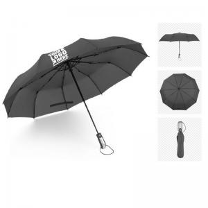 Best Custom Brand LOGO 46 &quot; Windproof Automatic Folding Umbrella 10 Ribs Compact Travel Umbrella wholesale