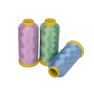 Best 110g-500g Polyester Embroidery Thread 120d/2 No Color Fading wholesale