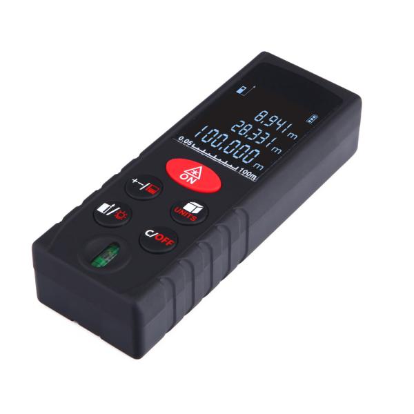 Cheap Handheld 100m Digital Laser Distance Meter Rangefinder Measure Diastimeter Area Volume Pythagorean Theorem Tester Tool for sale