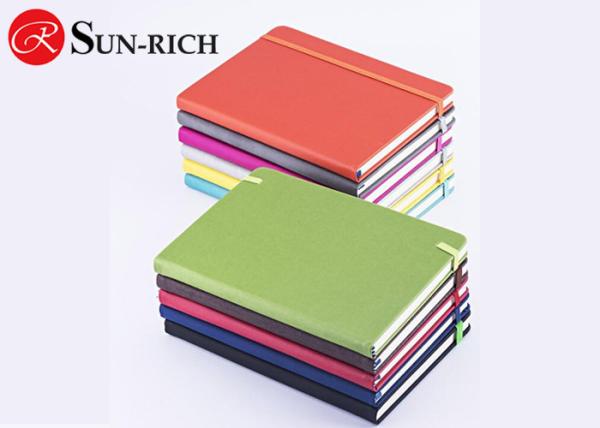 Cheap Office supplies lay out pu leather a5 size elastic closure custom notebook for promotional office and school use for sale