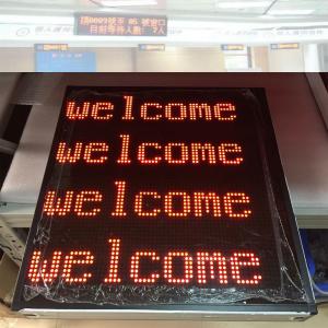 Best Bank Service Center Waiting Room 4 Rows Queue Token Number Dot Matrix LED Main Display For Queue Management System wholesale