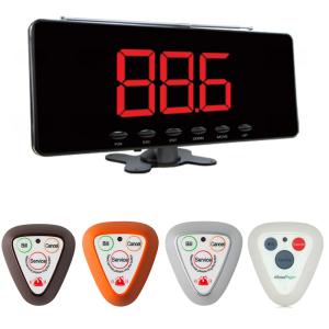China Best Restaurant table fixed Beeper Wireless Calling System Of Quickbell on sale