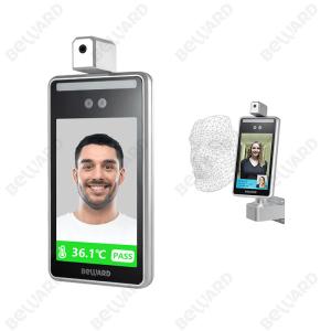 Multi Verification 300ms Face Recognition Temperature Reader Machine