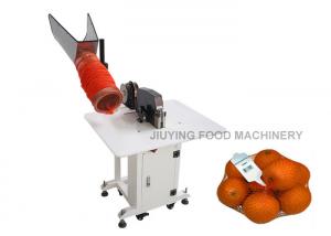 China Multi Function Fruit Mesh Net Bags Packing Machine With 170mm Barrel Diameter on sale