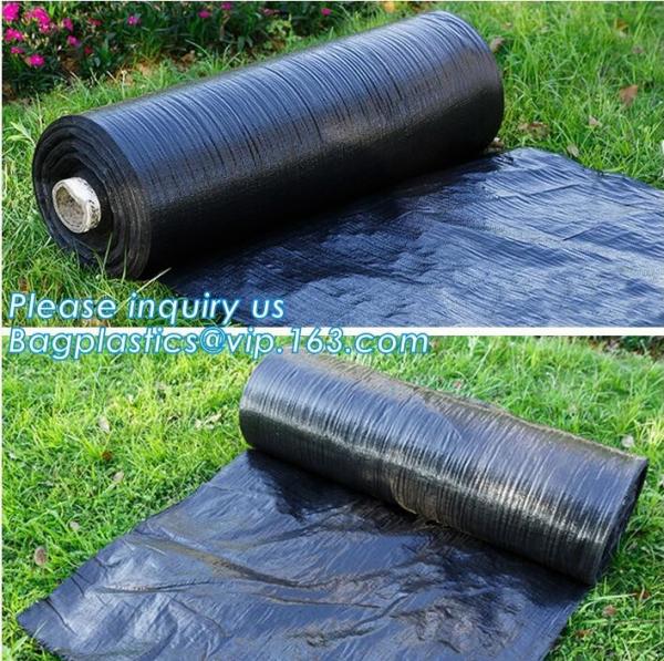 Cheap Anti-UV Landscape Fabric PP Woven Agricultural Weed Control,PP Woven Landscape Fabric Garden Weed Barrier Mat, bagplasti for sale