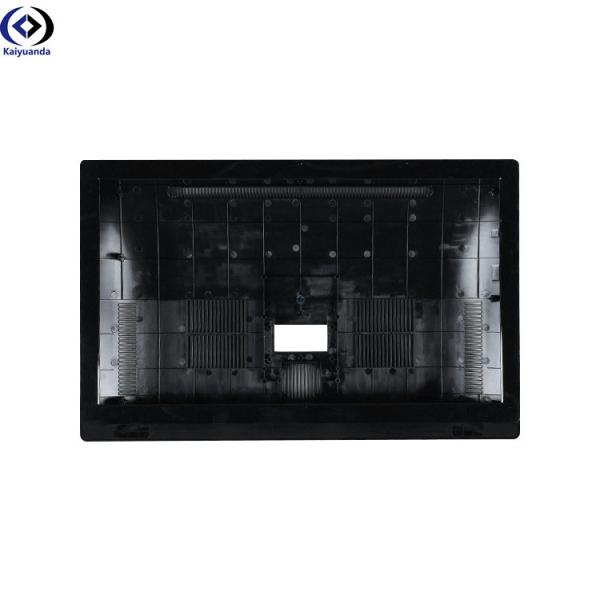 Cheap Gloss Surface Black ABS Injection Molding Components For Computer Back Shell for sale