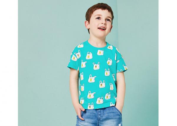 Cheap Boys Summer Short Sleeve Children's Style Clothing / Cute Printing Cotton Baby Clothes for sale