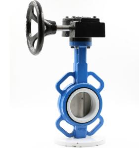 Best Jis Din Ansi Standard Center Line Dn100 Handle Manual Type Ductile Iron Two Way Soft Seal butterfly valve wholesale