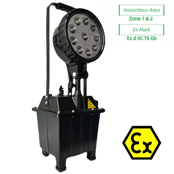 Cheap ATEX Approved Explosion Proof Equipment IP65 10X3W Customizable for sale