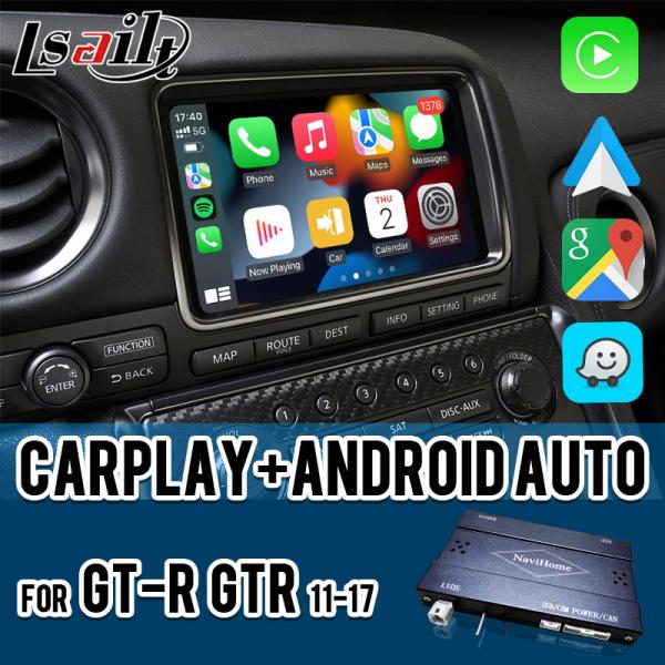 Cheap Wireless CarPlay Interface for GT-R GTR R35 2011-2017 Included Android Auto, GPS Navigation, Reverse Camera for sale