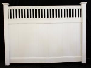 China Virgin Environmental Privacy Screen Pvc Plastic Vinyl Fence For Yard on sale